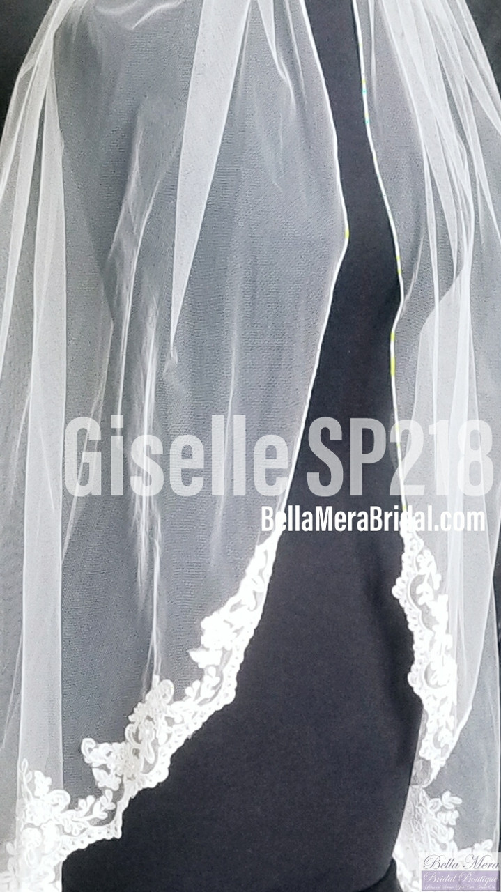 Giselle Bridal Veil Style SP218 - Fingertip Length