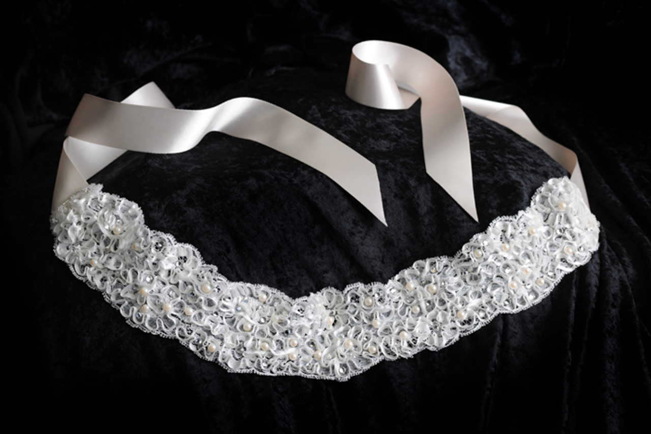 Erica Koesler Sash- B109 (French Ribbon Lace)