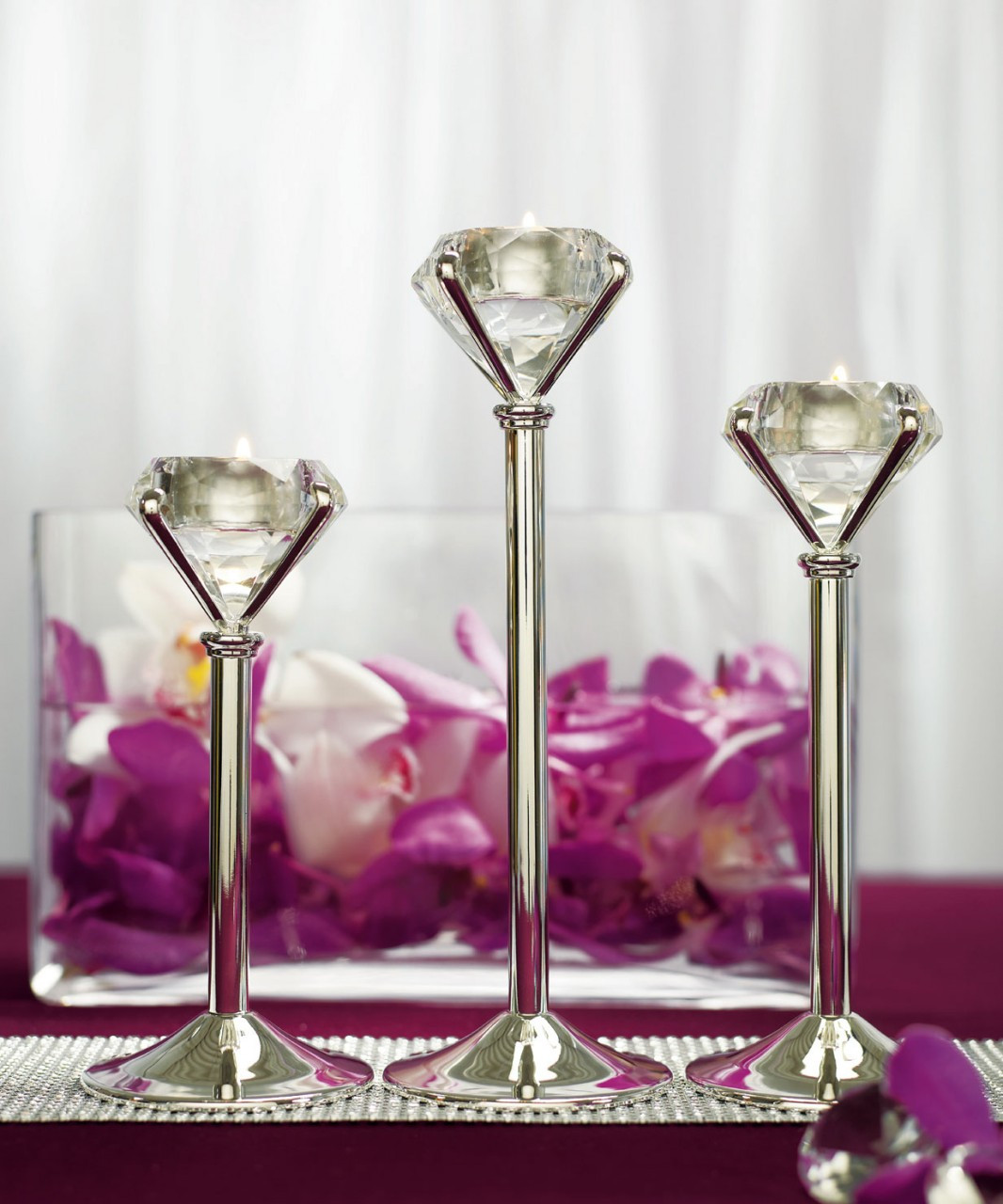 Diamond Shaped Tealight Holders(3 Included w/price)