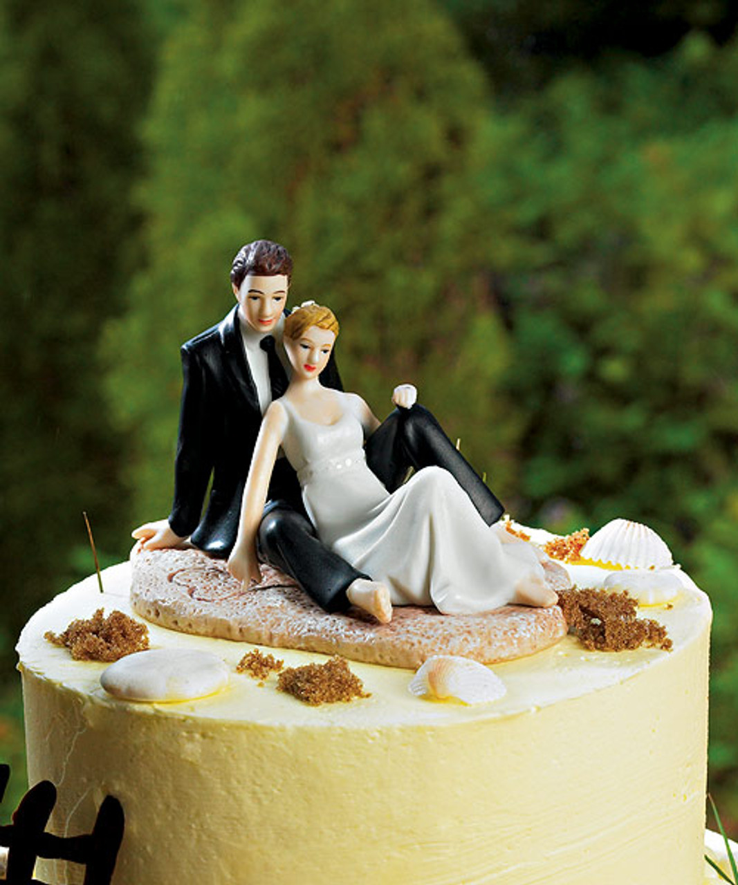 Reaching Bride and Helpful Groom Mix & Match Cake Toppers - Wedding  Collectibles