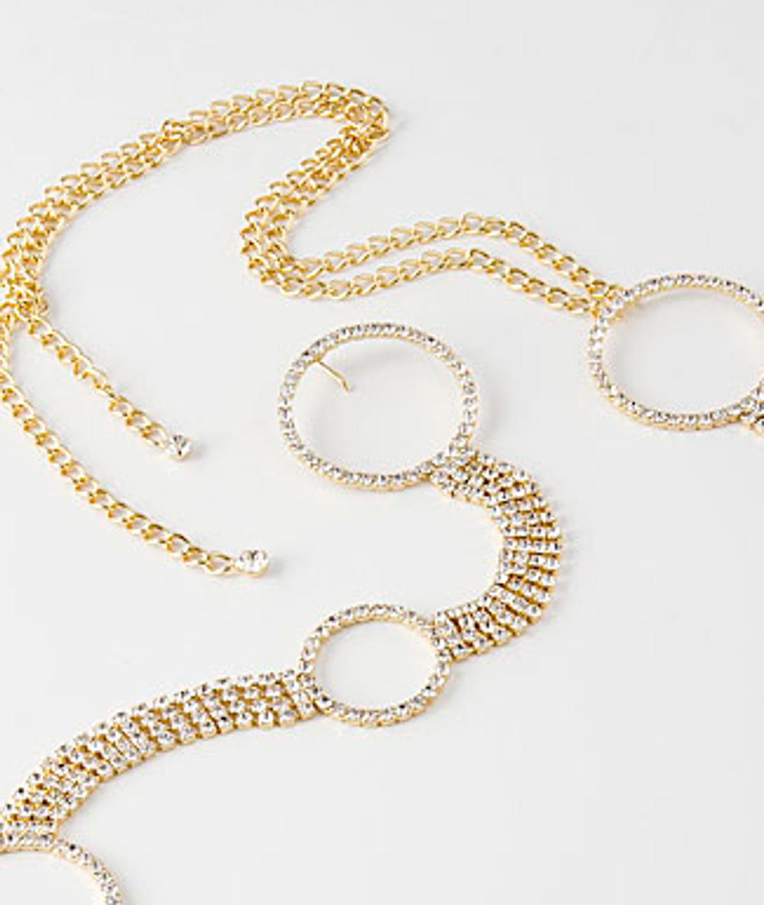 Circle Rhinestone Wedding or Bridesmaids Belt