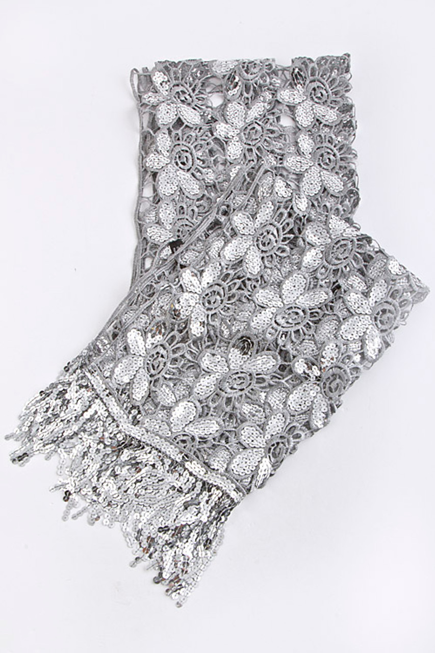 Special Occasion High Fashion Crochet Formal Party Wedding Wrap