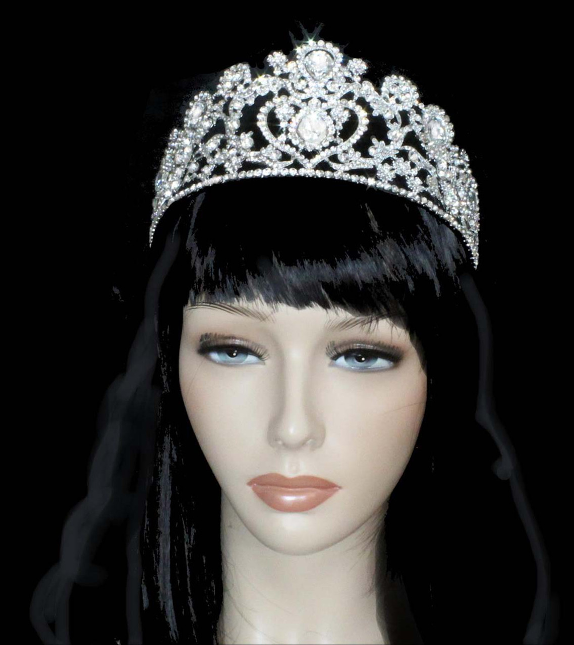 Noelle & Ava - Stunning Rhinestone Crown. Royal Design