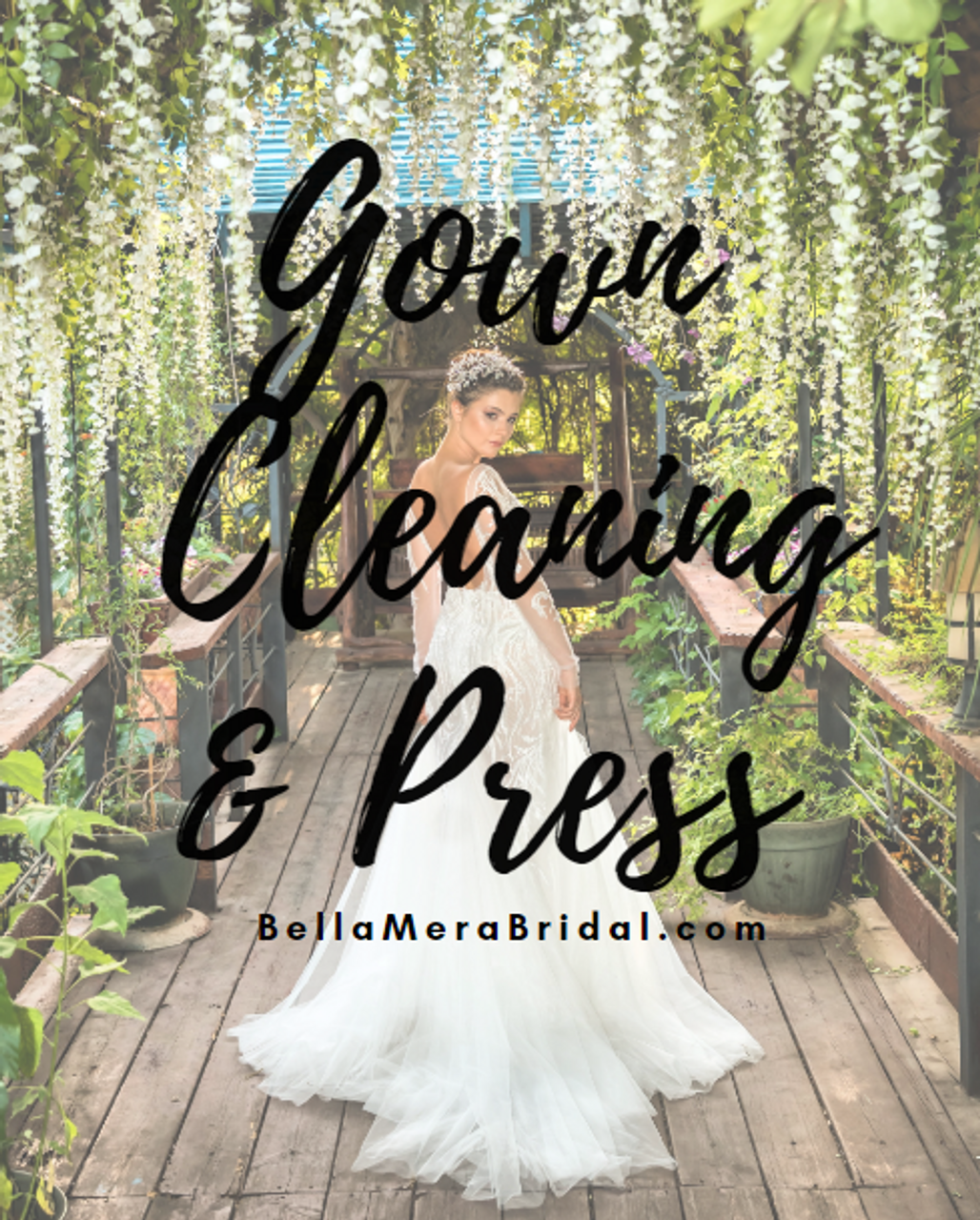 Wedding Gown Clean & Press Service