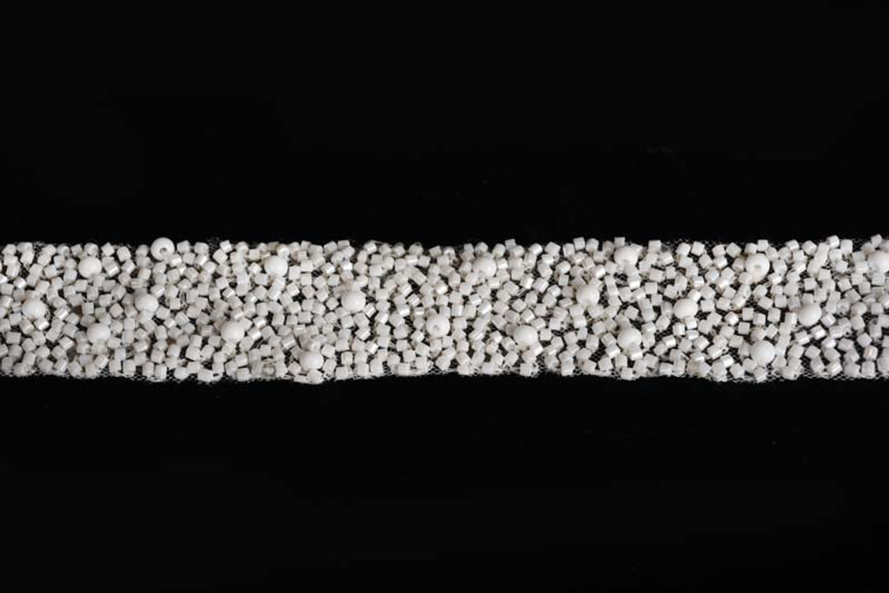 Erica Koesler Style A-5613 - Headband of shiny seed beads 