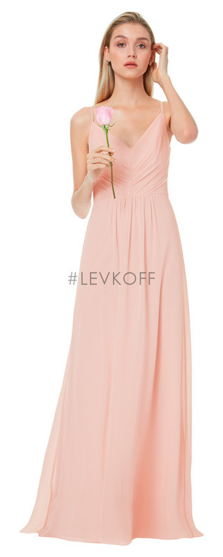 levkoff chiffon gown