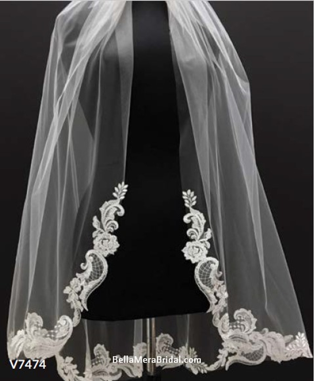 embellished bridal veils