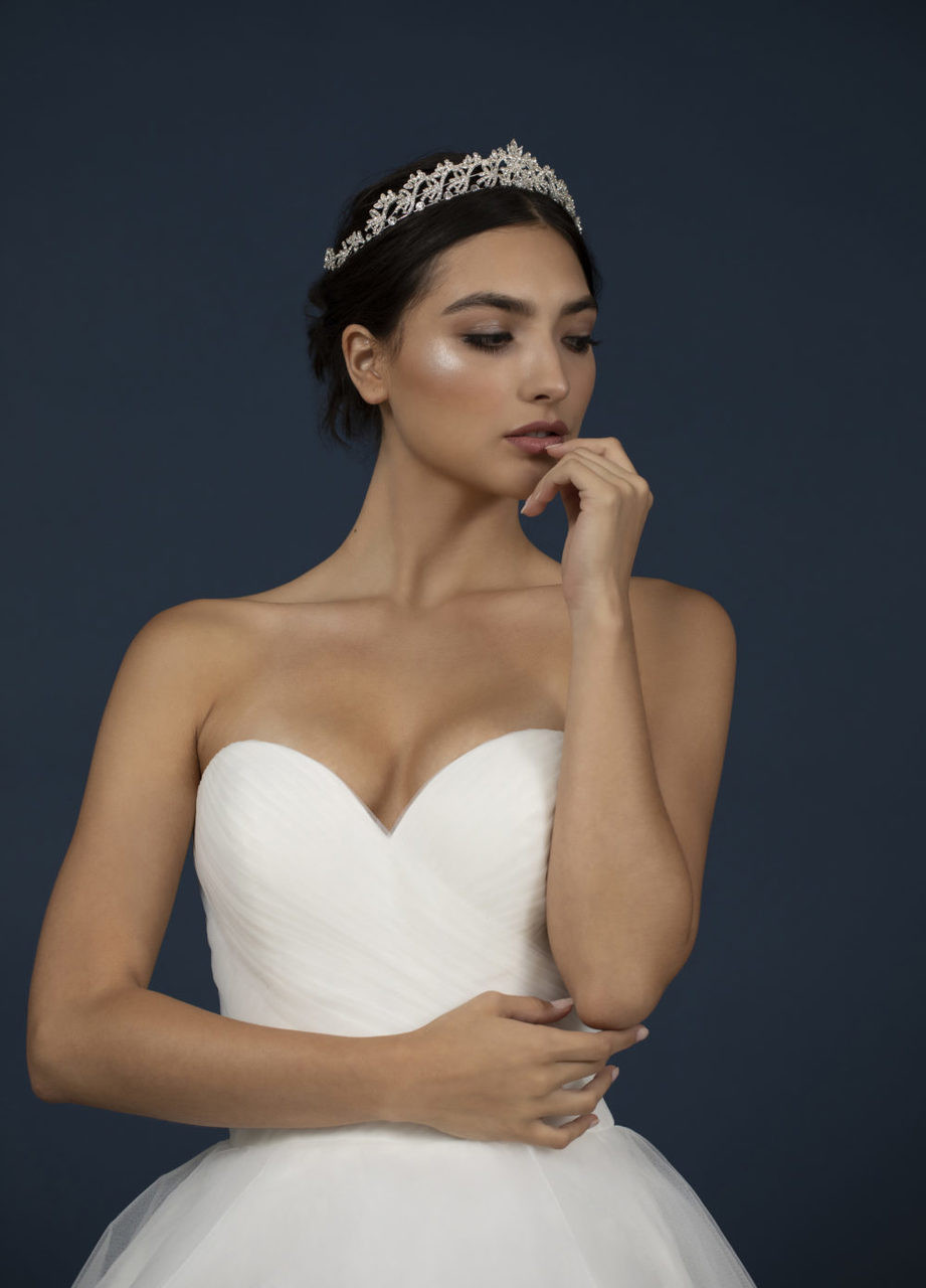 Elena Designs Headpiece E942 - Rhinestone crown