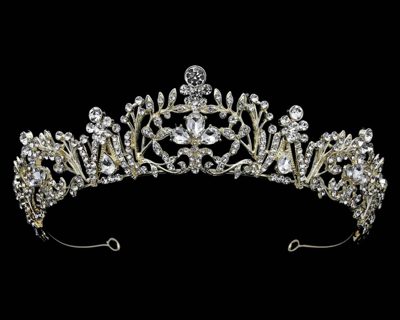 Bella Mera Studio Tiara - Rhinestone - 1.5" H