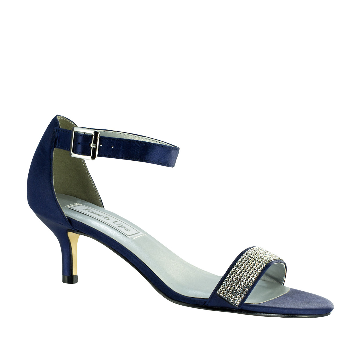 navy low heel shoes