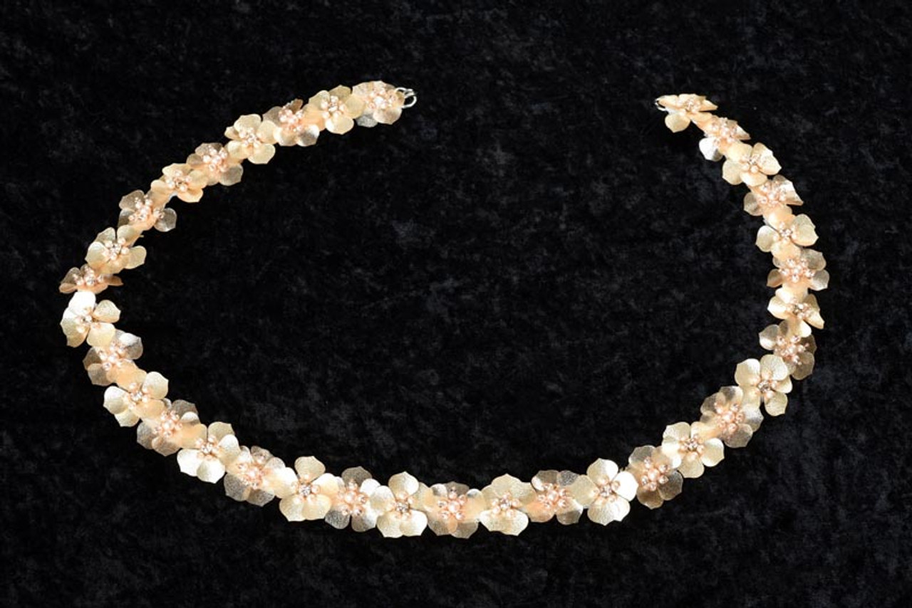 Erica Koesler Sash Champagne petals B133