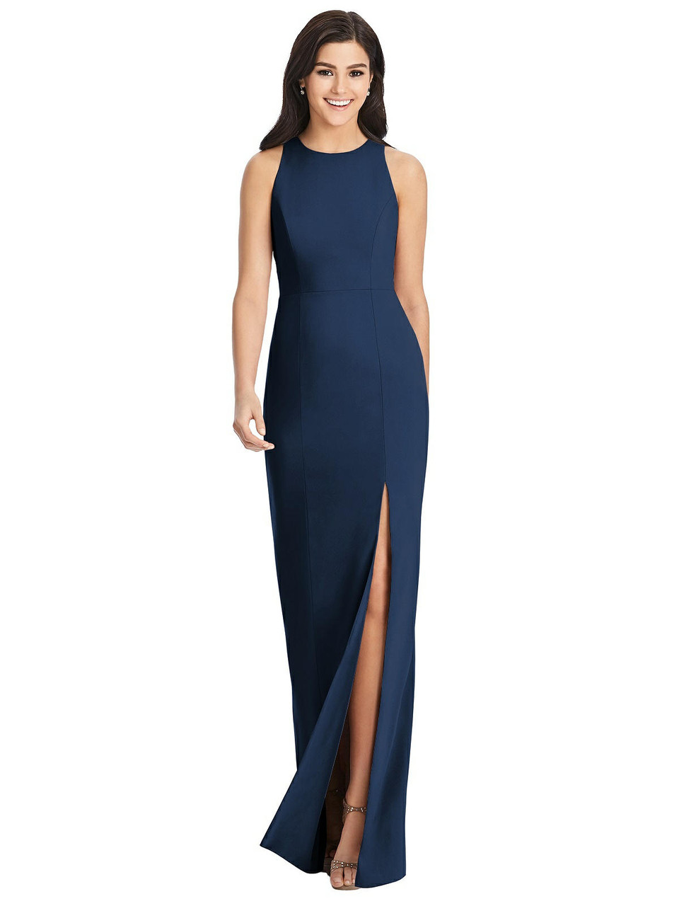 Dessy Midnight Blue Bridesmaid Dresses 