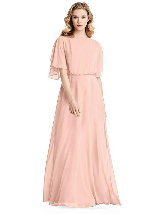 jenny packham lux chiffon gown
