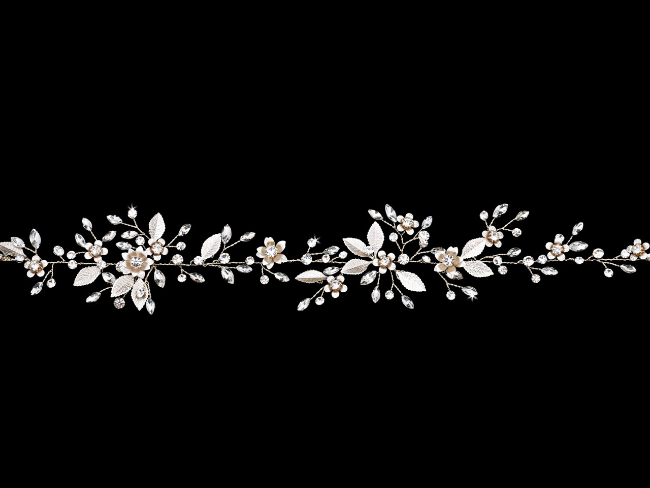 En Vogue Bridal Hair Jewelry HJ1845 - Rhodium plated