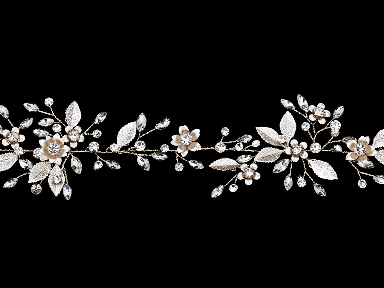 En Vogue Bridal Hair Jewelry HJ1845 - Rhodium plated