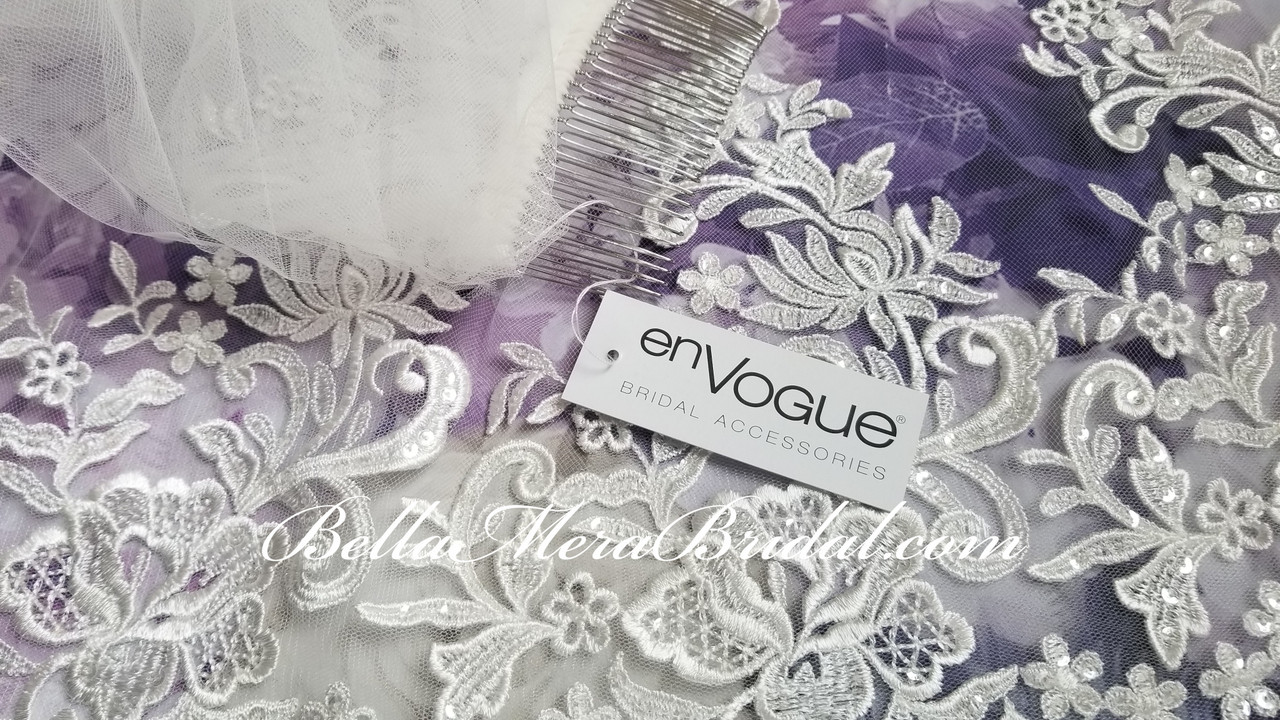 En Vogue Bridal Royal Cathedral Bridal Veil Style V2396RC- English