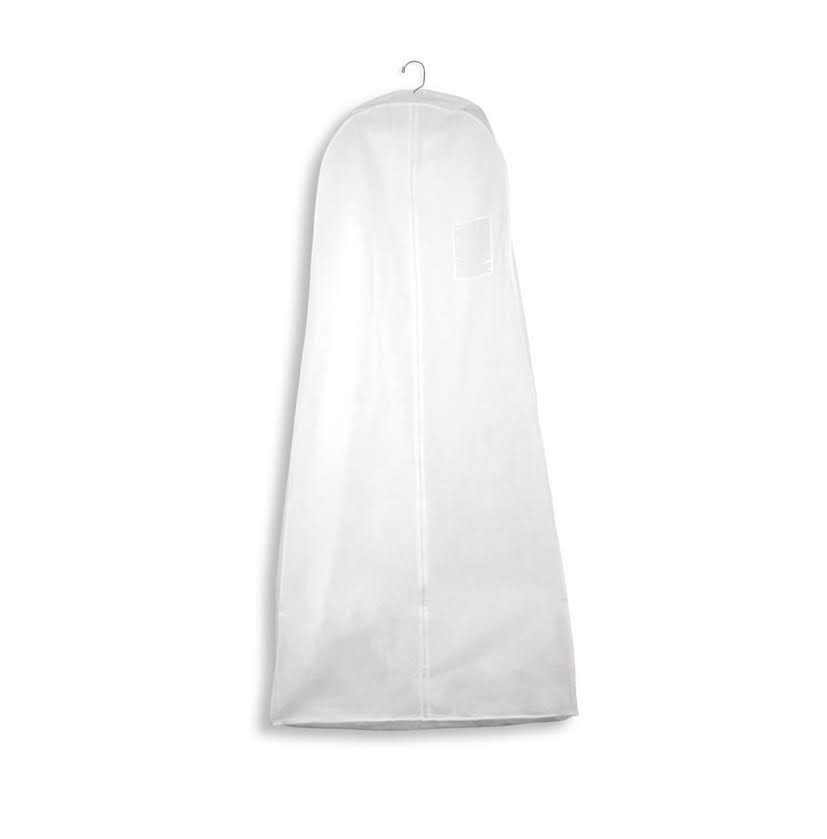 Extra Large & Extra White Fabric Breathable Garment Bag - Store Your Cathedral Veil or Gown