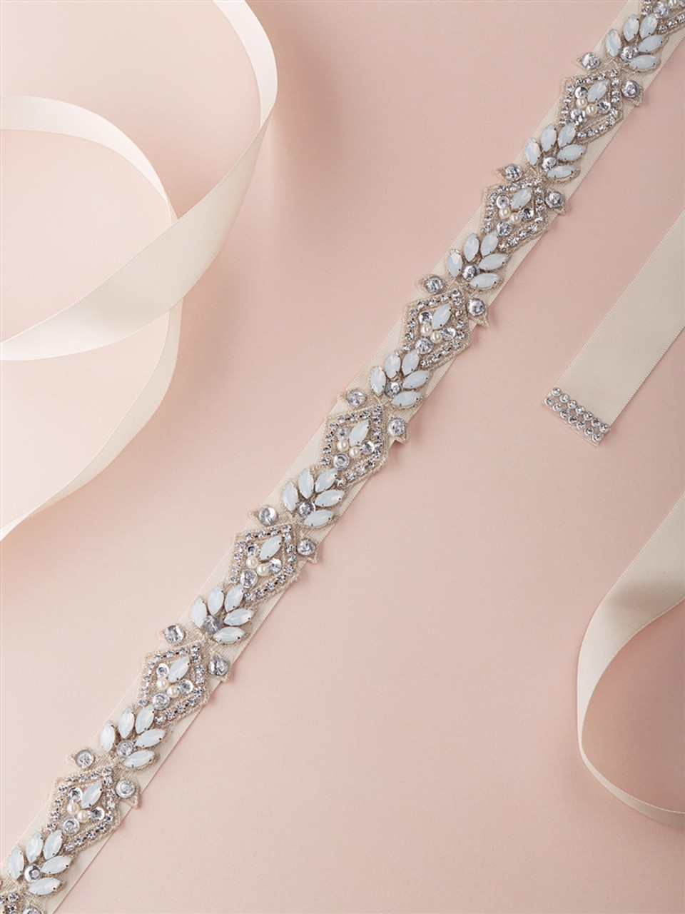 Pearl and crystal belt JULIET