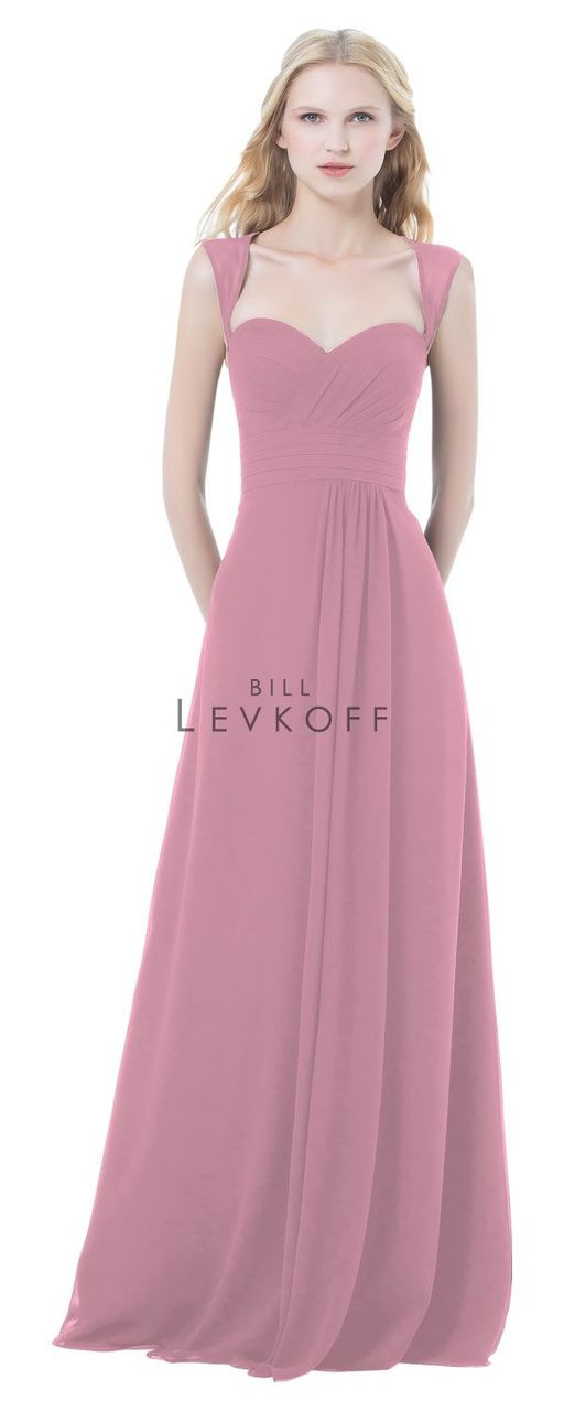 Bill Levkoff Bridesmaids Dress 485 Chiffon Bridesmaids Dress Bella