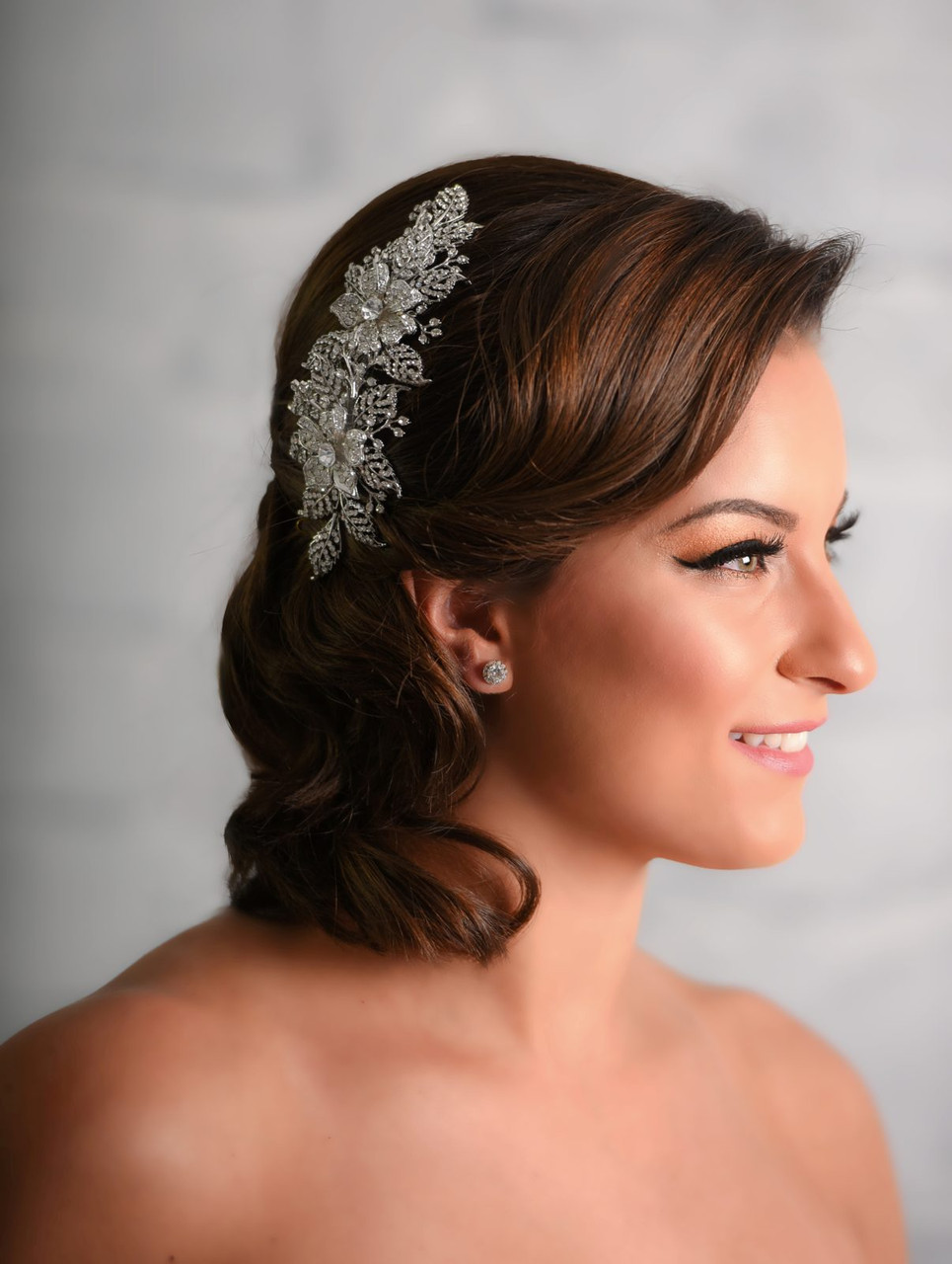 Maritza Bridal Headpiece 1026 - Floral Comb Headpiece