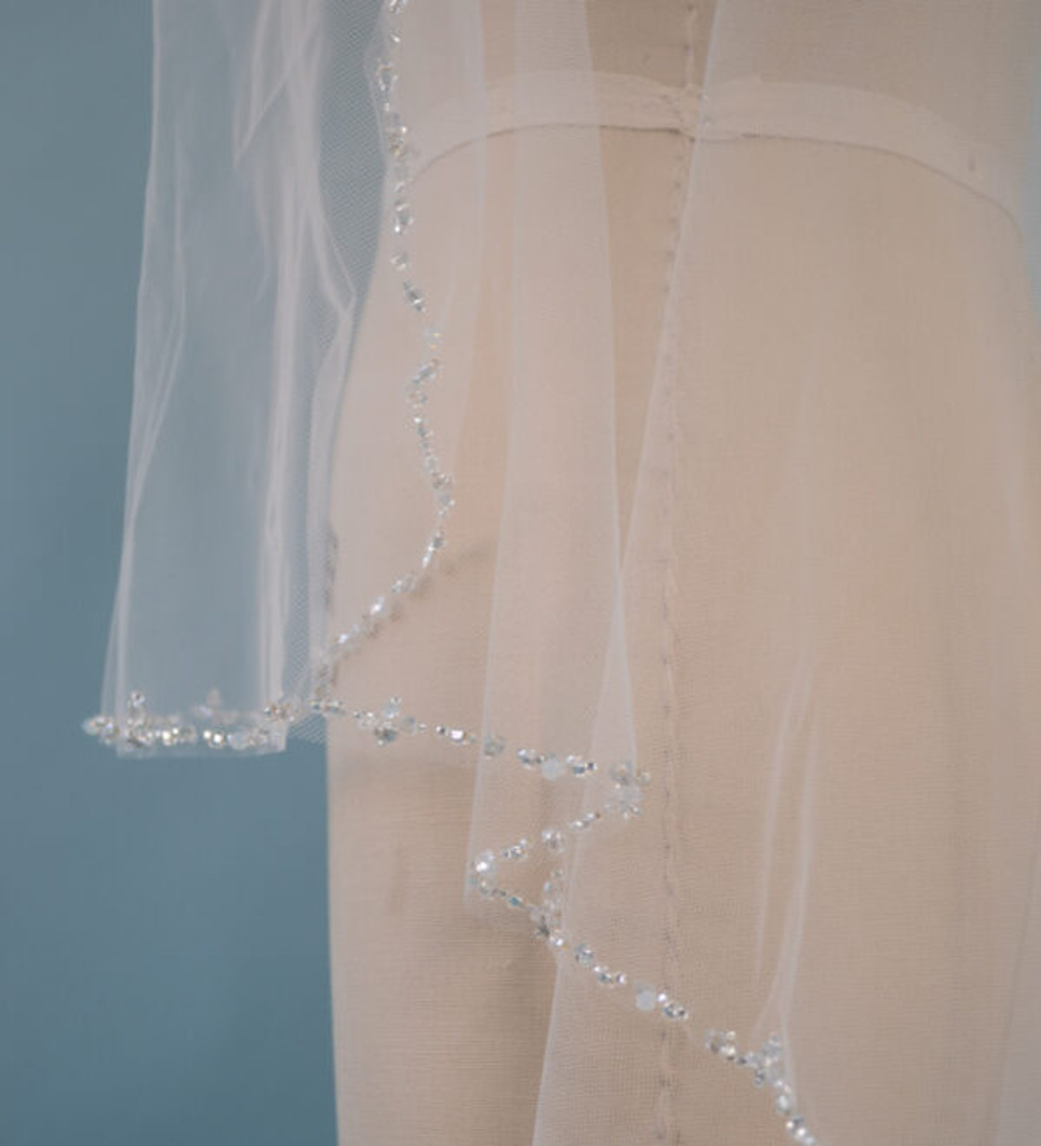 Ansonia Bridal Veil Style 166 - Waltz Length - 60" Long