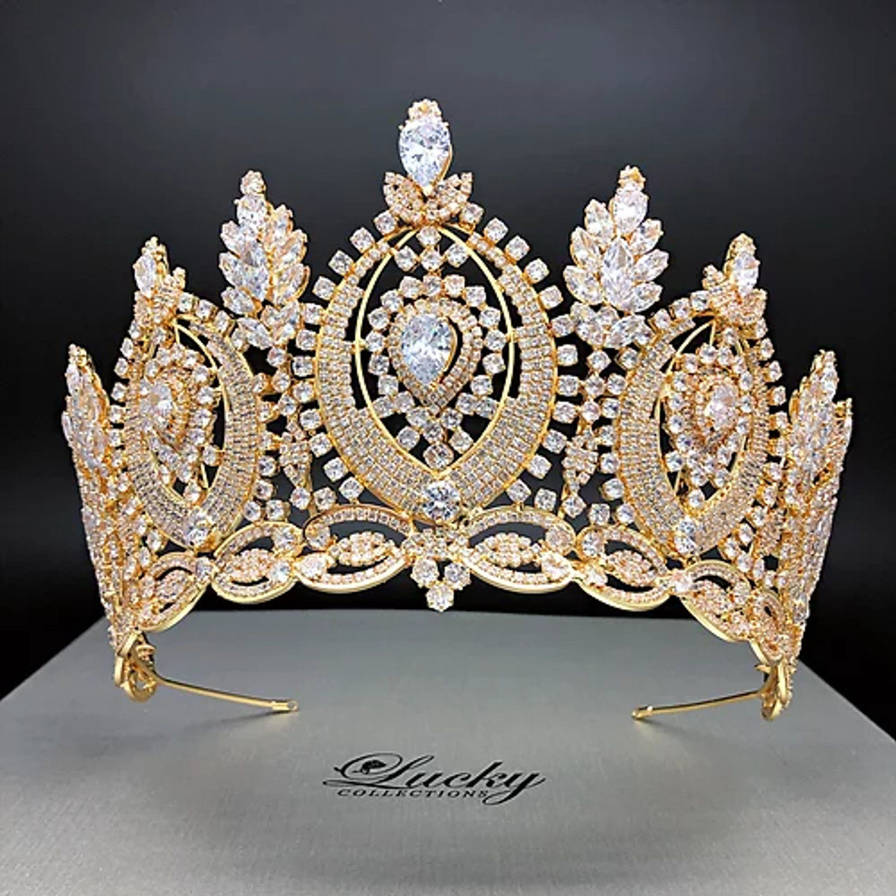 Lucky Collections ™ AR/E/BC4573 - 4 inch High Crown - Gold