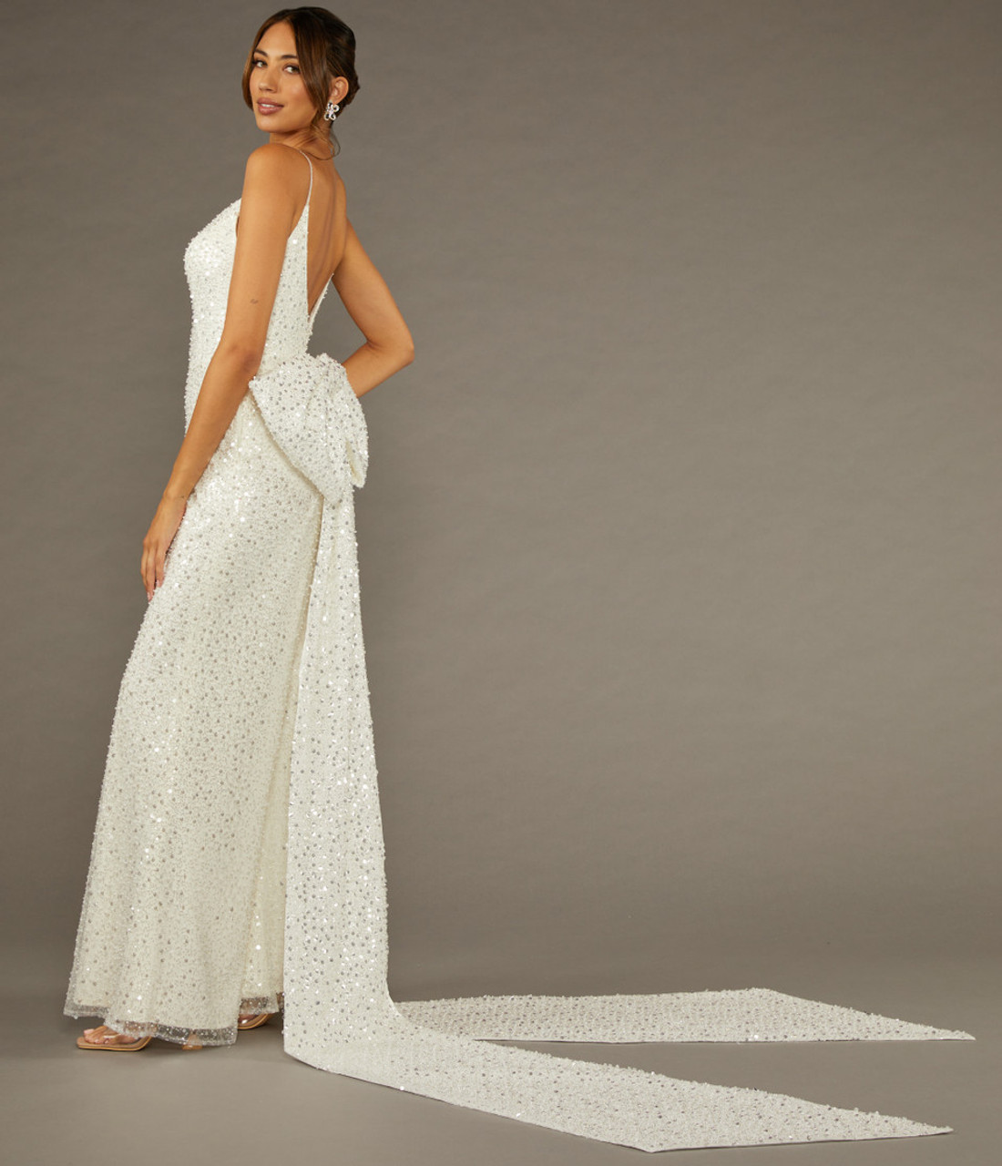 En Vogue Bridal Detachable Bow | DB2468 - Sequins