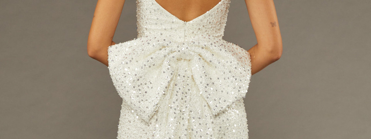 En Vogue Bridal Detachable Bow | DB2468