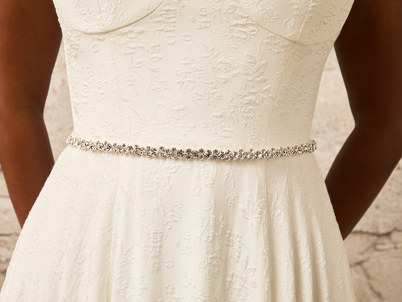 En Vogue Bridal Belt | BT2665 Rhinestone belt 
