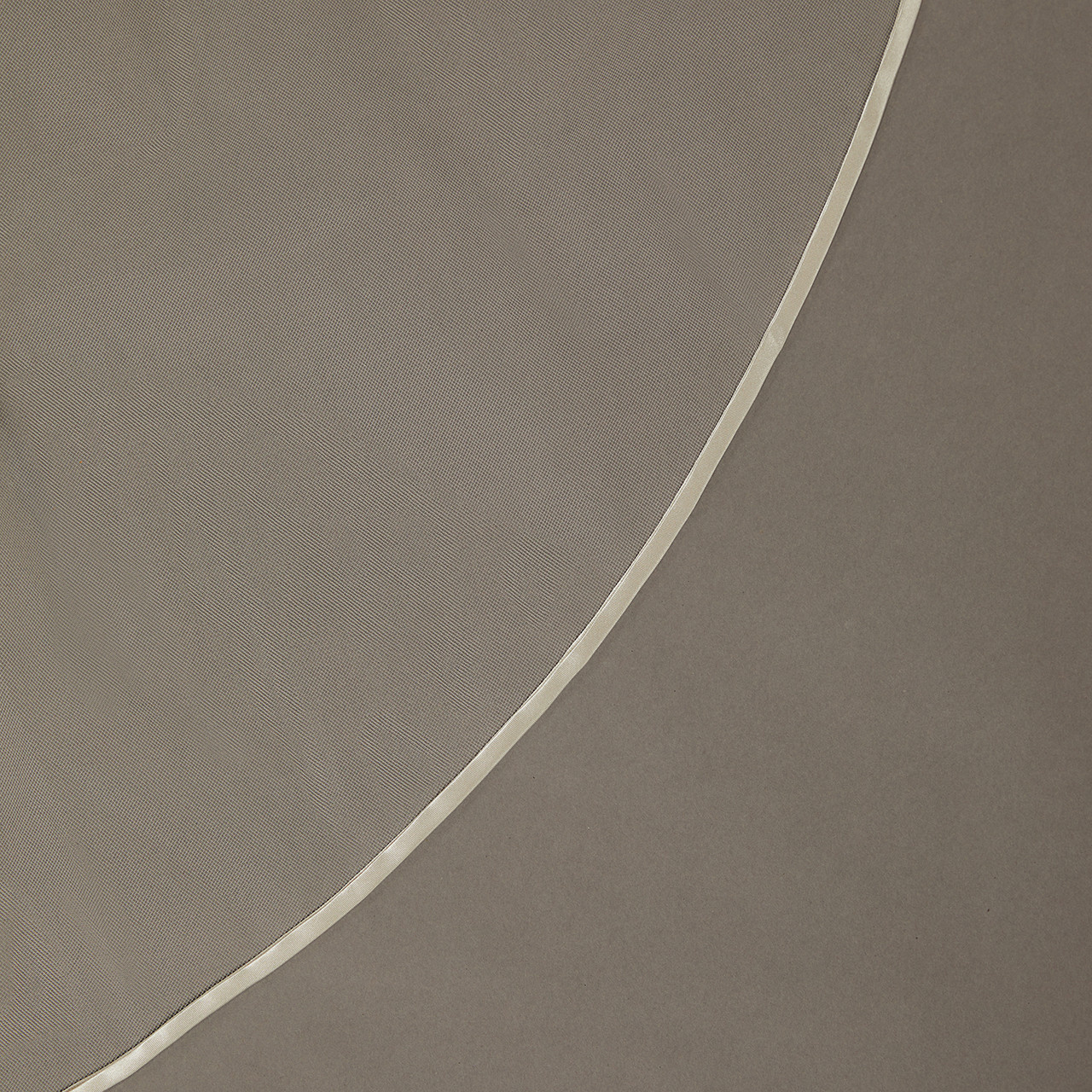 En Vogue Bridal Cathedral Style V2479WRC-M - Satin Ribbon Edge, Mantilla Style With Blusher - 36" Long