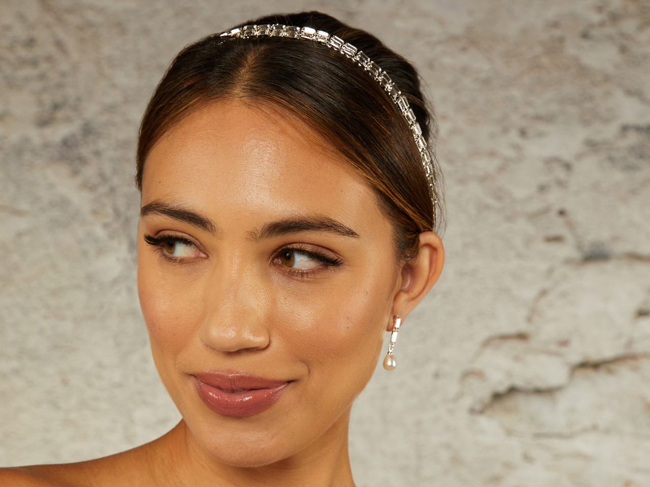 En Vogue Bridal Hair Jewelry HJ2442 - Rhodium plated 