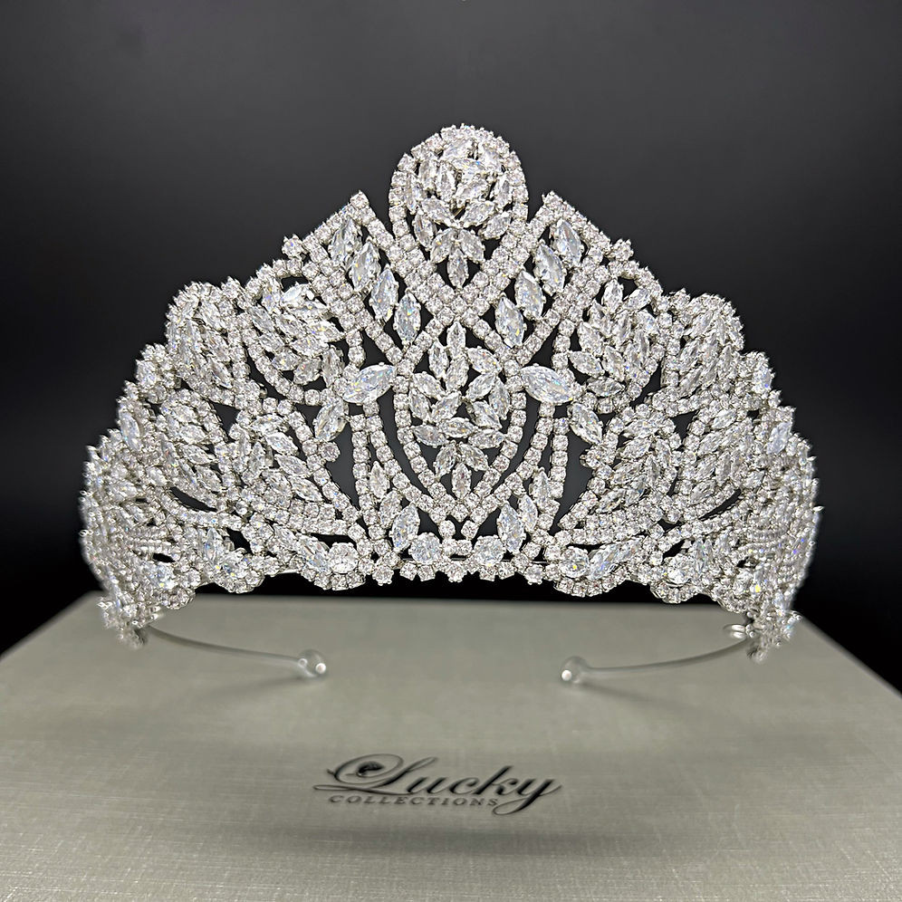 Lucky Collections ™ BC7342 - 3" inch High Crown - Silver