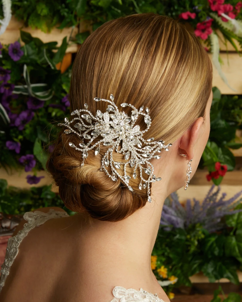 Marionat Bridal 9357 Rhinestone spray clip
