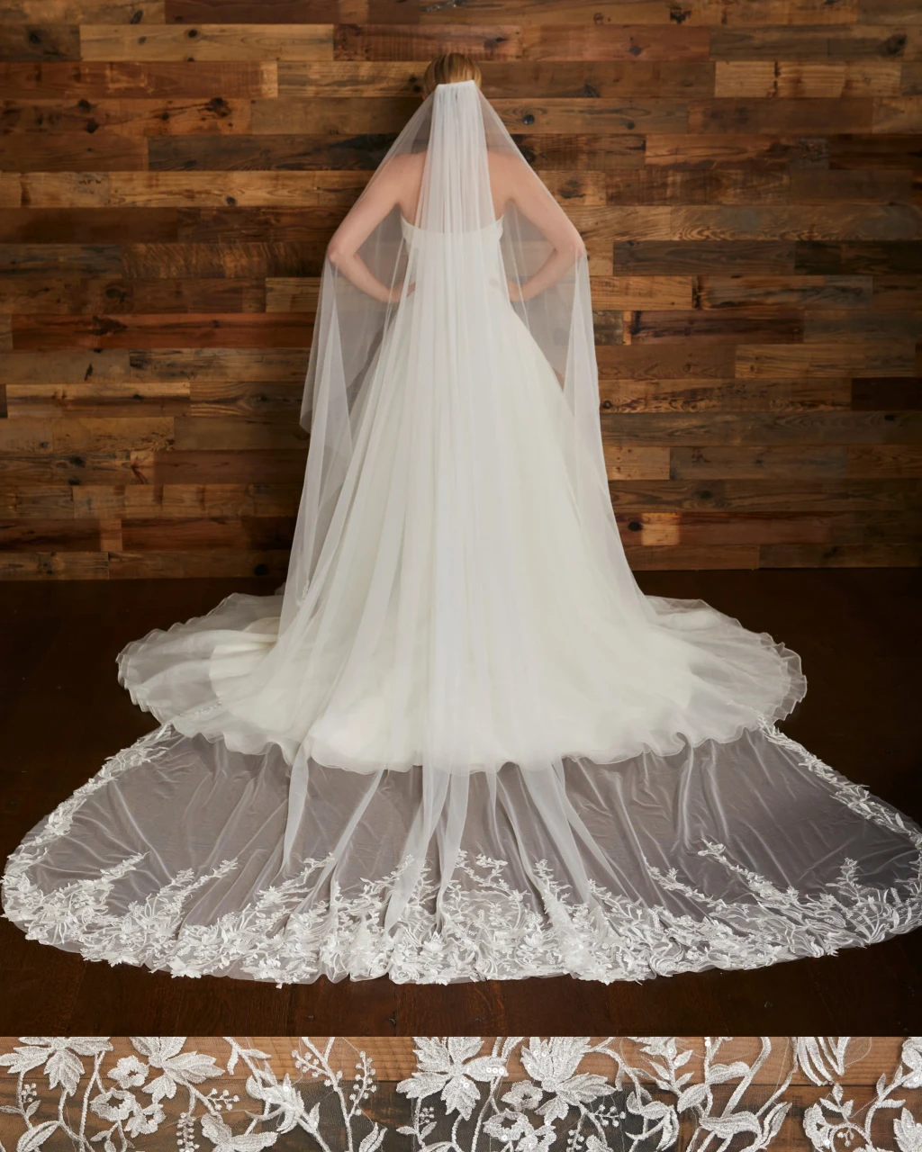 Marionat Bridal Veils 3931 Sequin floral lace – 120L