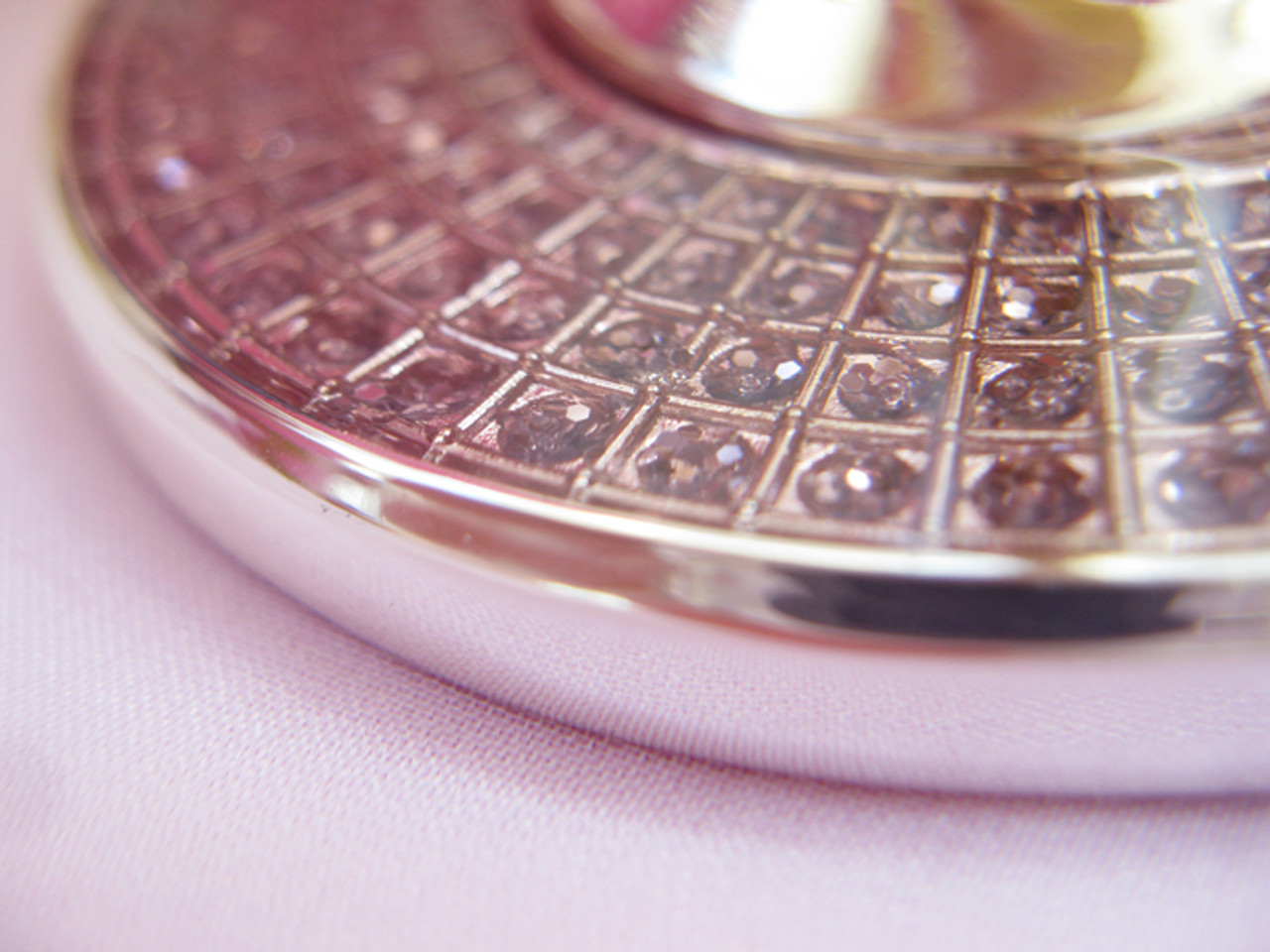 Pink Stones Glamour Wedding Toasting Flutes FL 83633