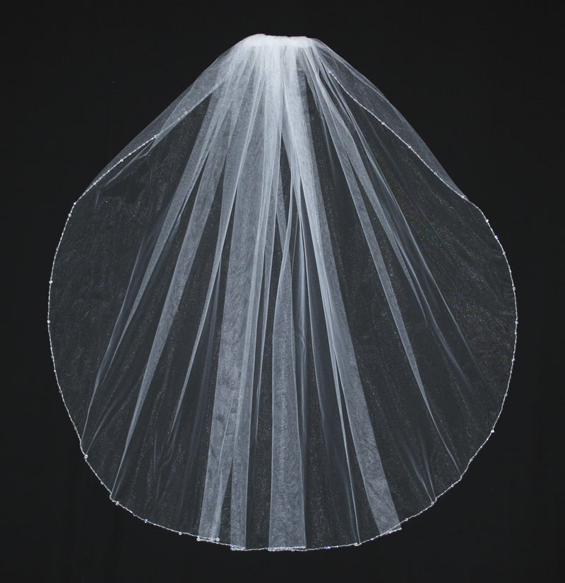 En Vogue Bridal Veil - Style V406SW - Single Tier