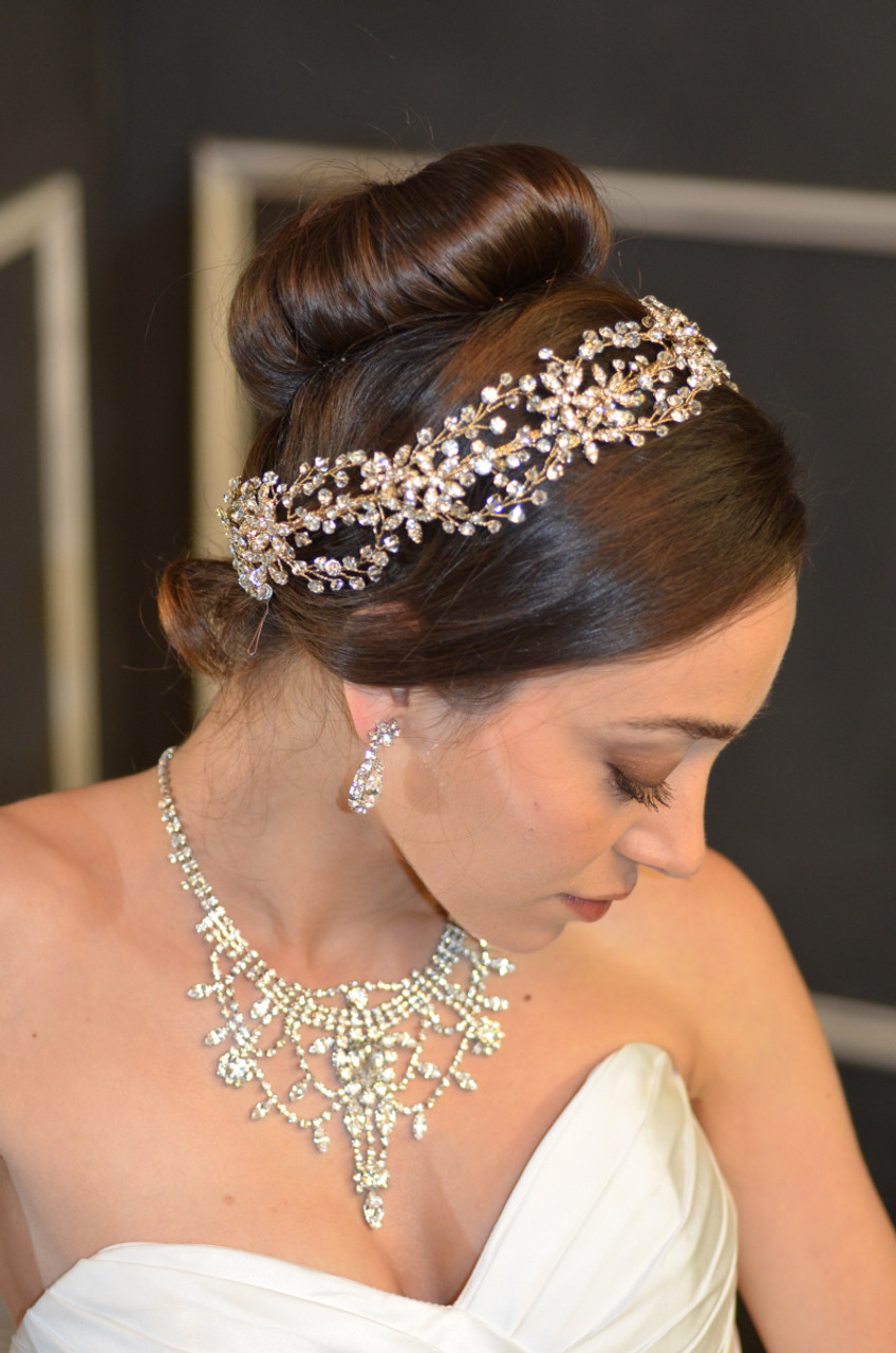 Elena Designs E783-  Jeweled Headband