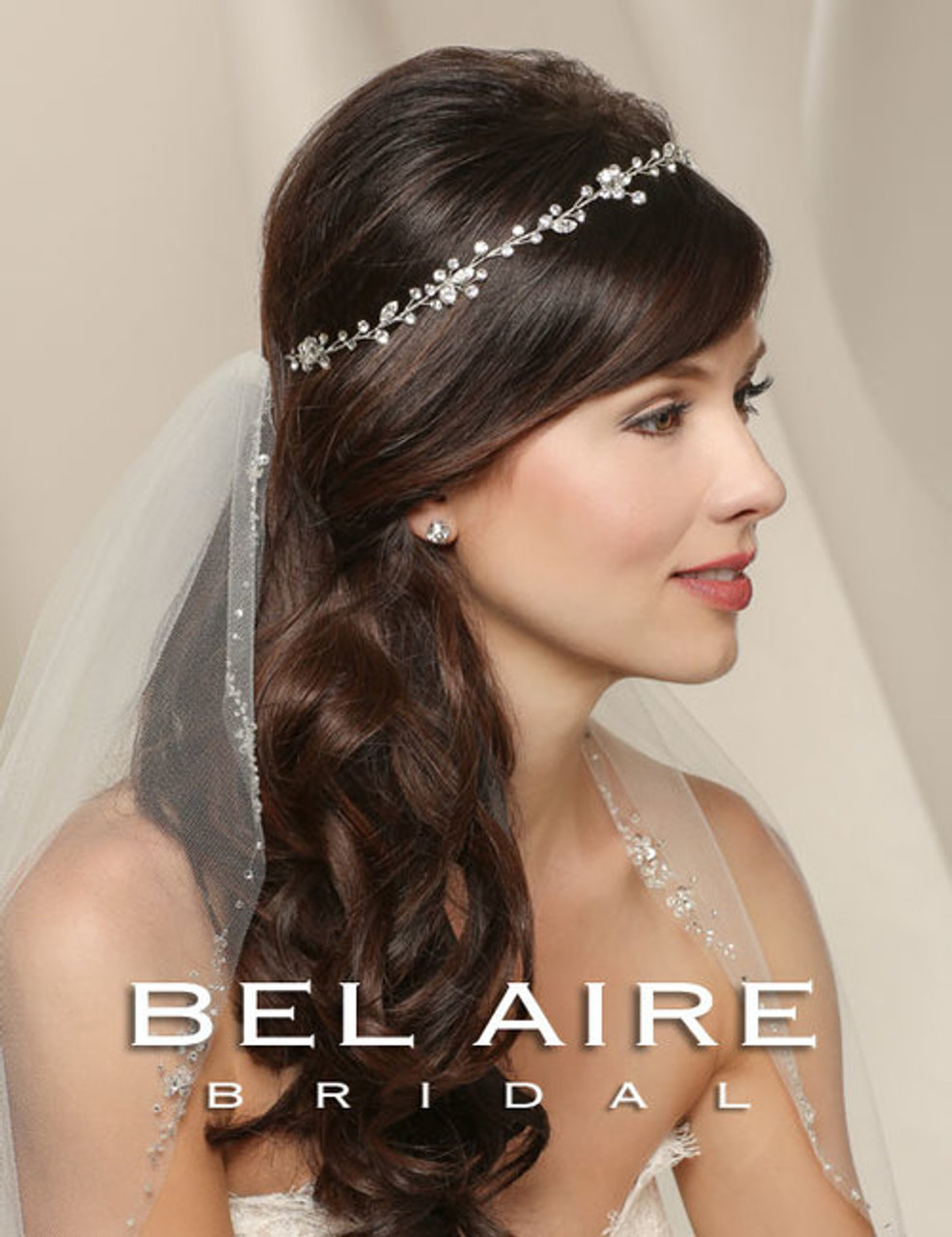 bridal garland headpiece