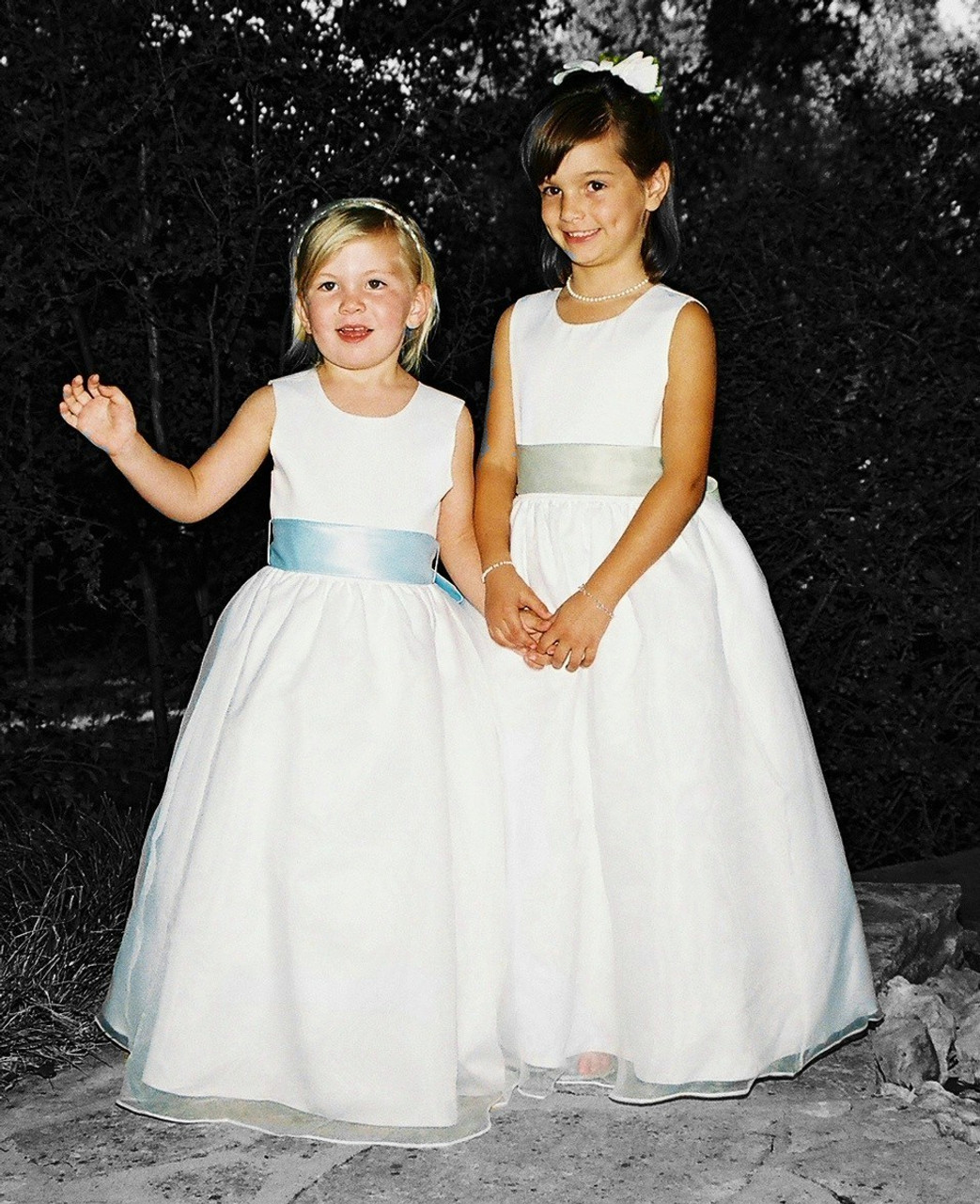 Rosebud Fashions Flower Girl Dresses  Style 5101 -Satin and Organza