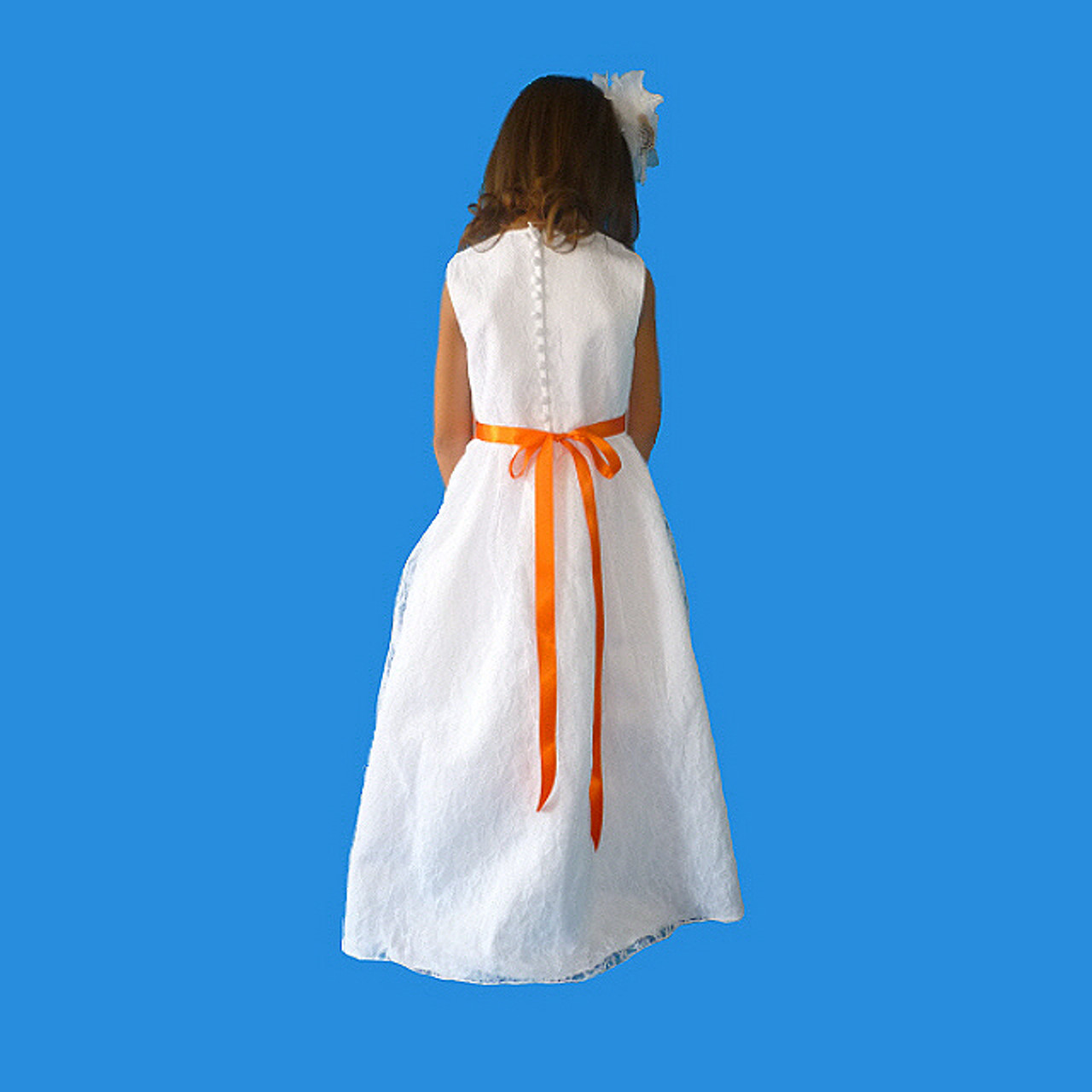 Rosebud Fashions Flower Girl Dresses Style 5108 - Satin and Lace