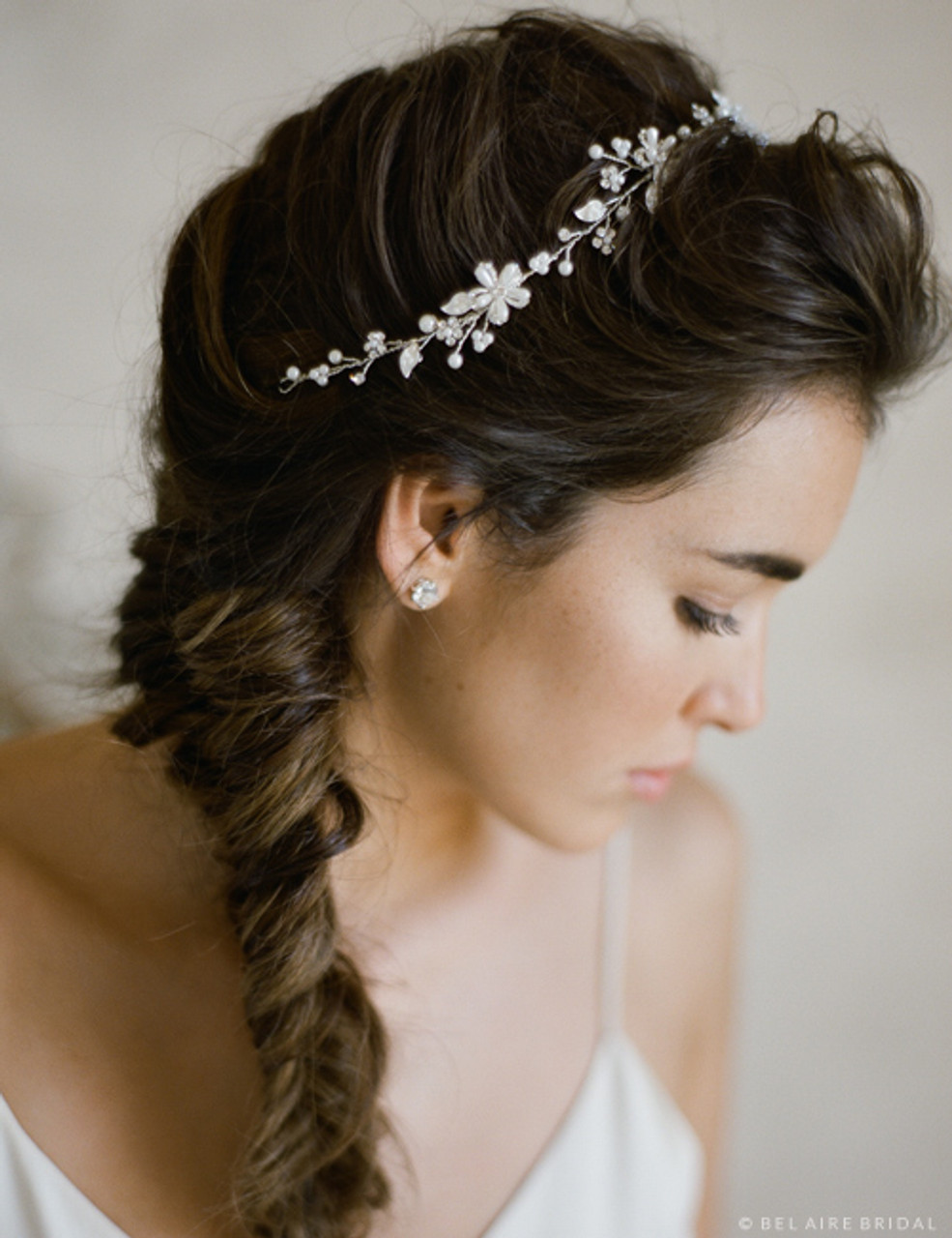 bridal garland headpiece