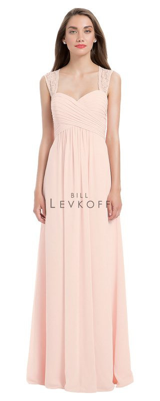 levkoff lace bodice chiffon gown
