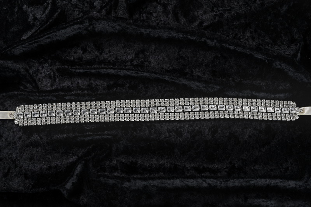 Erica Koesler Headband A-5519 - Headband with Velvet Ribbons