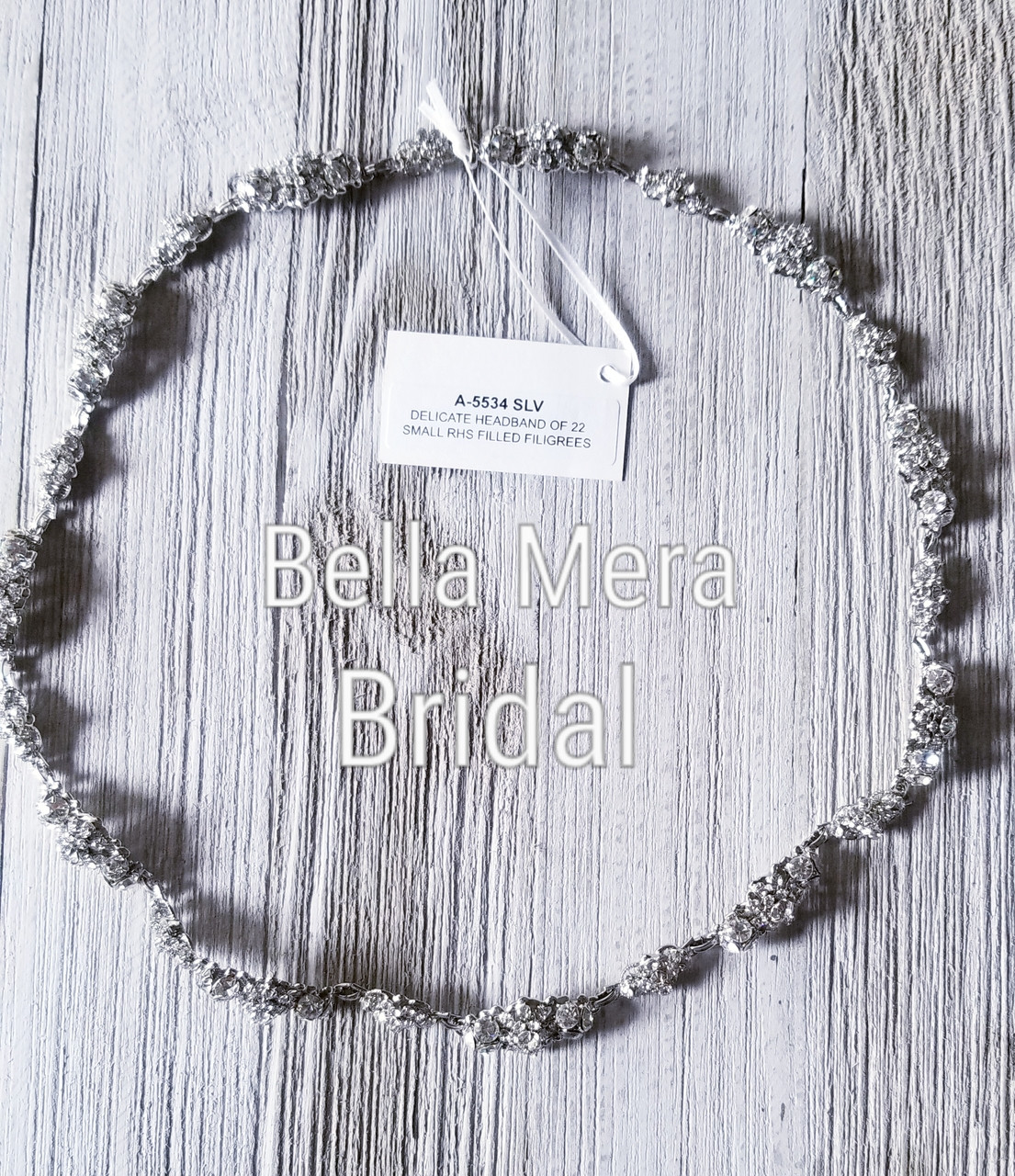 Erica Koesler Halo A-5534 - Rhinestone Flowers Halo