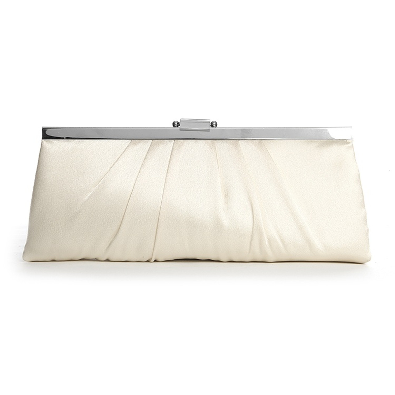 Ivory Wedding Clutches | Handbags, Ivory Silk Bridal Clutch