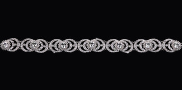 En Vogue Bridal Belt Style BT1783 - rhinestone belt with organza ties