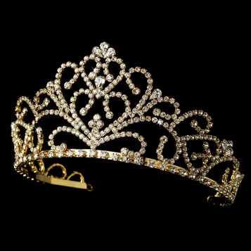 Golden Bridal Tiara HP 1620