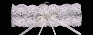 En Vogue Bridal Garter GR1687 - Stretch lace garter