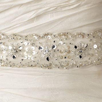 beaded sash belt