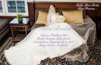 Giselle Bridal Veil Style SP153 Cathedral Wedding Veil
